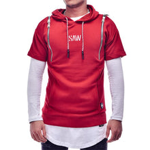 Load image into Gallery viewer, SHORT SLEEVE HOODIES SWEATER 35493