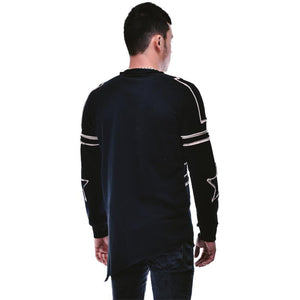 ASYMMETRIC CUT MENS SWEATER 3552