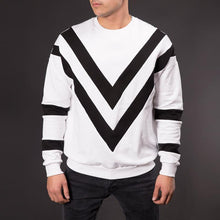 Load image into Gallery viewer, TRIANGLE STRIPEDS FLOWING SWEATER 3614