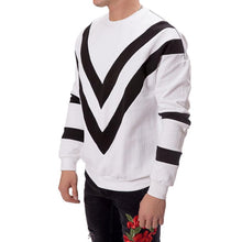 Load image into Gallery viewer, TRIANGLE STRIPEDS FLOWING SWEATER 3614