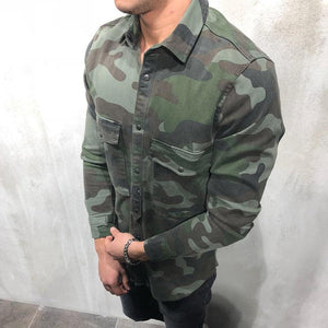 CARGO DENIM SHIRT CAMOUFLAGE 3672