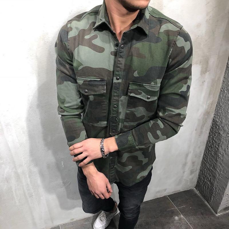 CARGO DENIM SHIRT CAMOUFLAGE 3672