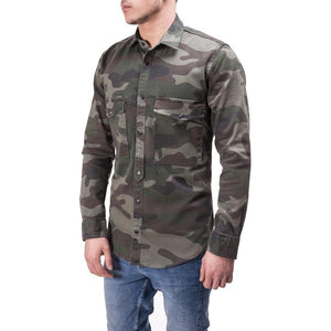 CARGO DENIM SHIRT CAMOUFLAGE 3672