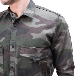 CARGO DENIM SHIRT CAMOUFLAGE 3672