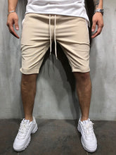 Load image into Gallery viewer, WAISTBAND AND DRAWSTRING STRIPED SHORTS 3862