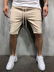 WAISTBAND AND DRAWSTRING STRIPED SHORTS 3862