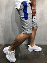 Load image into Gallery viewer, WAISTBAND AND DRAWSTRING STRIPED SHORTS 3863