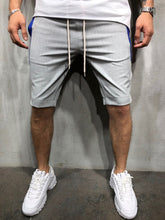 Load image into Gallery viewer, WAISTBAND AND DRAWSTRING STRIPED SHORTS 3863