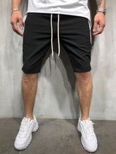 Load image into Gallery viewer, WAISTBAND AND DRAWSTRING STRIPED SHORTS 3865