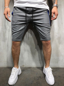 WAISTBAND AND DRAWSTRING STRIPED SHORTS 3866