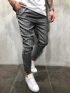 PLAIDS & CHECKS ANKLE PANTS CHAIN ACCESSORY 3980