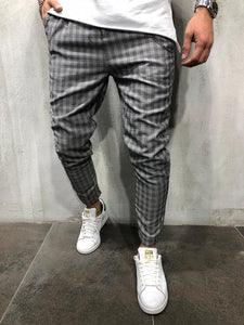 PLAIDS & CHECKS ANKLE PANTS CHAIN ACCESSORY 3980